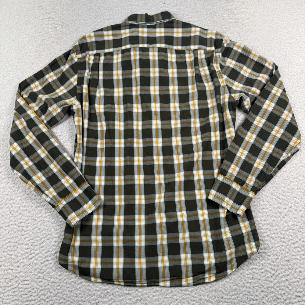 J.CREW Mercantile Flex‎ Shirt Men Medium Slim Fit Long Sleeve Plaid Button Down